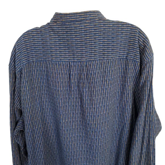 Levi's Sutter Creek Mens Size XL Cotton Big E Long Sleeve Button Up Vintage 90s - Picture 10 of 13